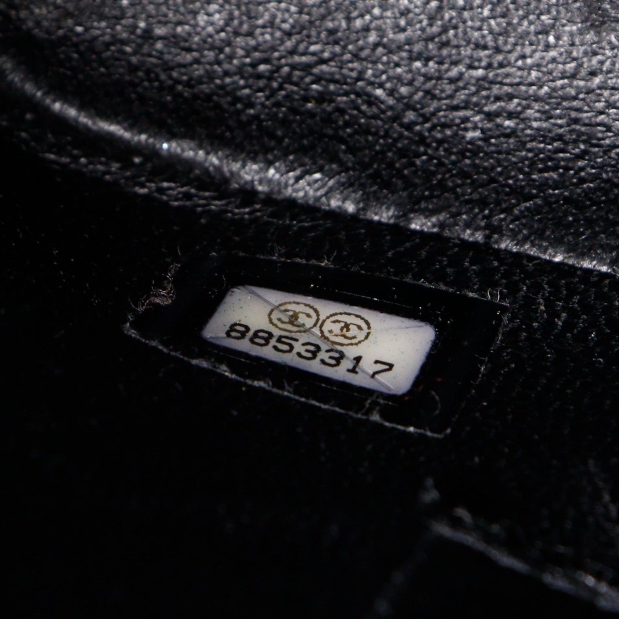 Chanel CHANEL Reissue Tote Bag, Coco Mark, Matelasse, A01804, Caviar Leather, Black, A5 Medallion Tote, Women's Size ONE SIZE - 12 Thumbnail