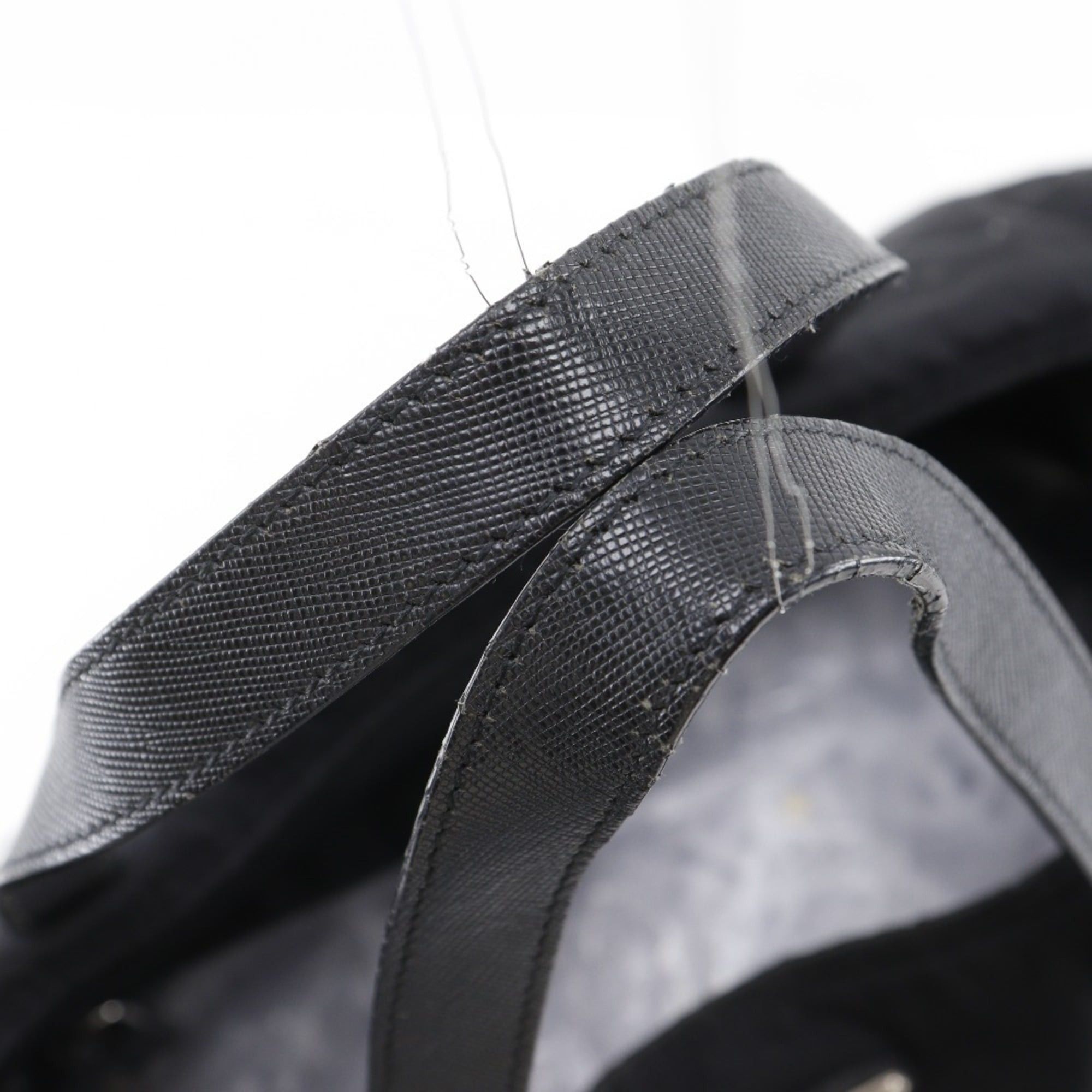 Prada Prada 2-Way Shoulder Tote Bag, Black Nylon, A4 Size, Open, Women's Size ONE SIZE - 5 Thumbnail