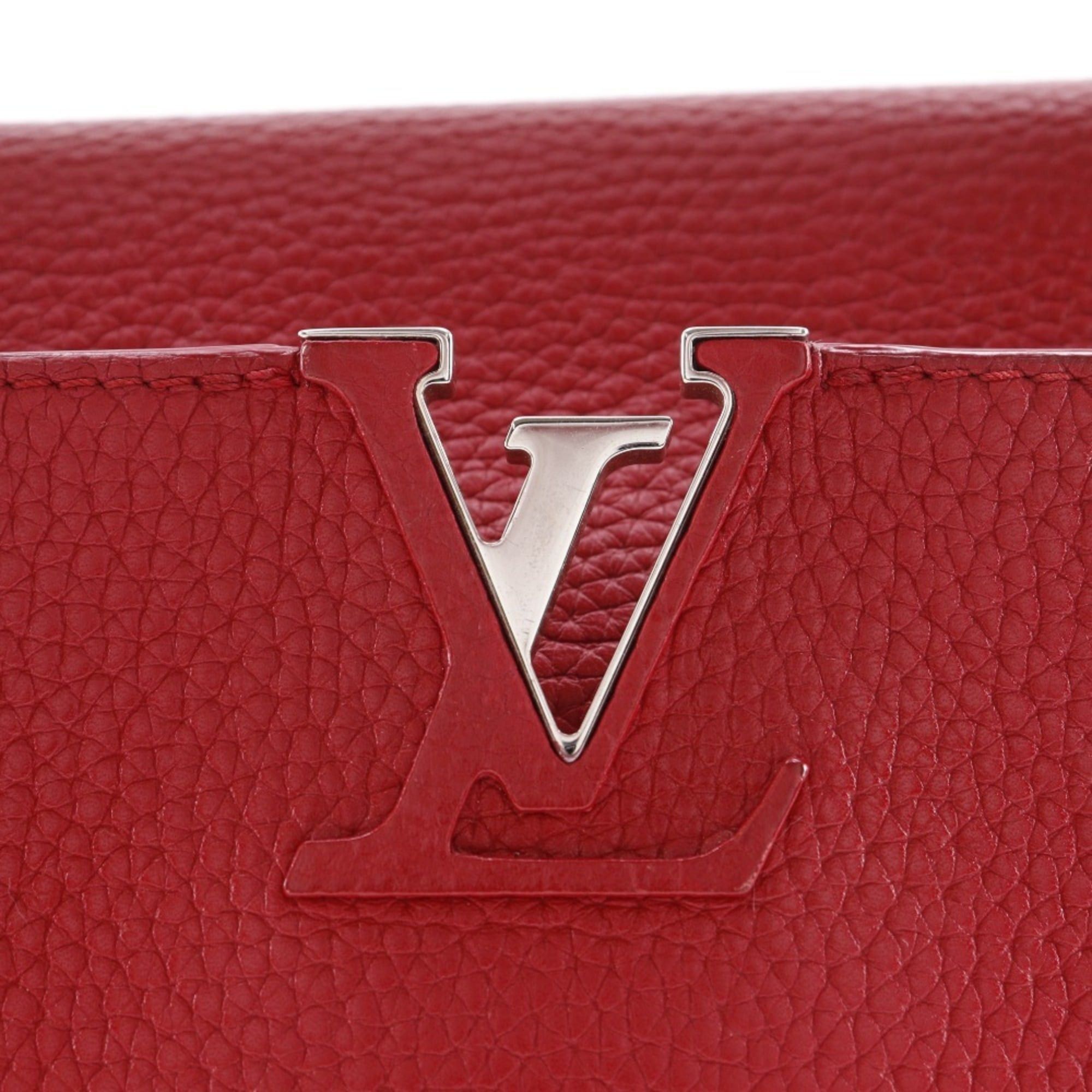 Louis Vuitton Louis Vuitton Capusines BB Handbag, 2-Way Shoulder Bag, M94754, Taurillon Leather, Red, TR2135, Flap, Capusine BB, Women's Size ONE SIZE - 15 Thumbnail