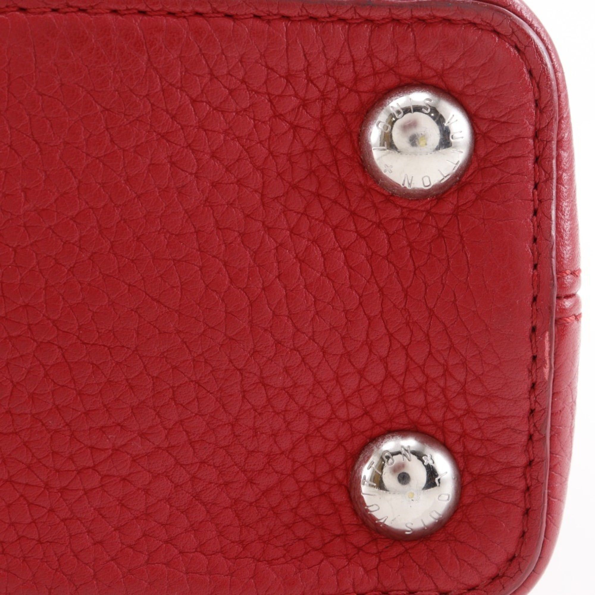Louis Vuitton Louis Vuitton Capusines BB Handbag, 2-Way Shoulder Bag, M94754, Taurillon Leather, Red, TR2135, Flap, Capusine BB, Women's Size ONE SIZE - 14 Thumbnail