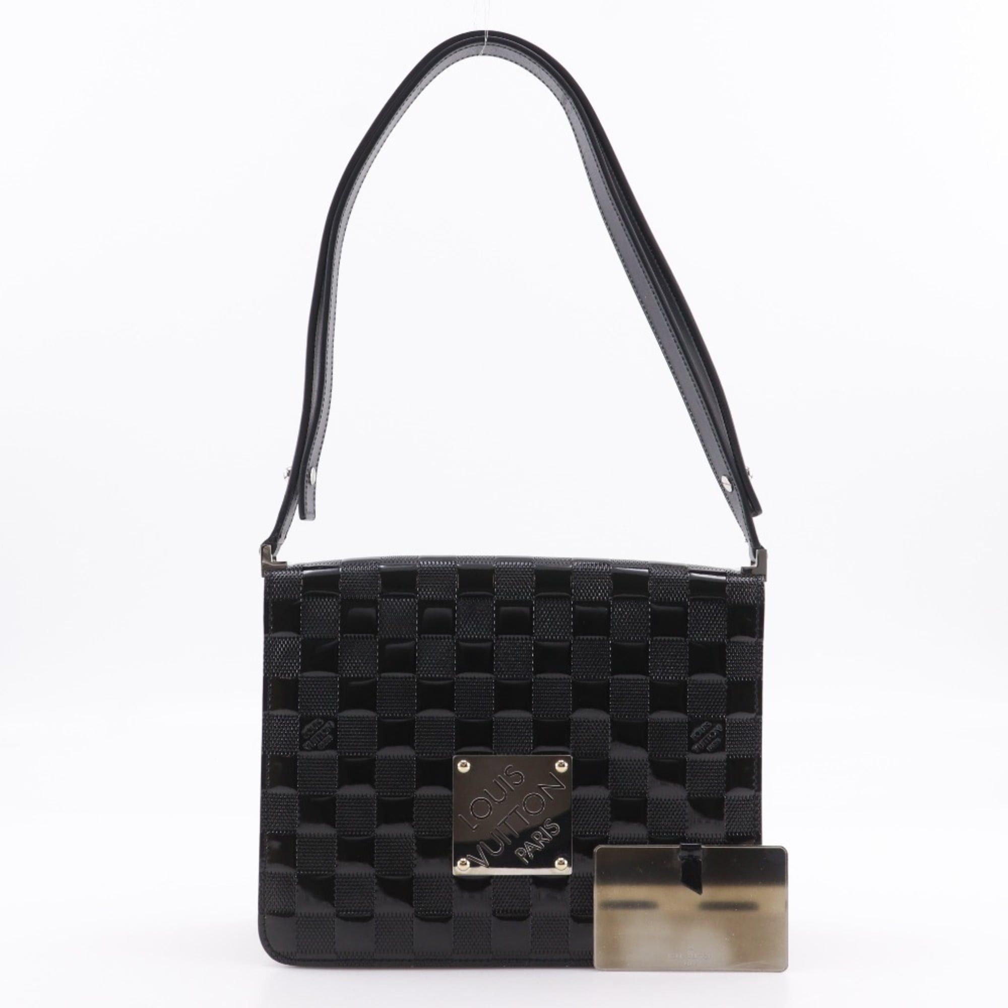 Louis Vuitton Louis Vuitton Cabaret Shoulder Bag Damier M92124 Vernis Noir Black with Magnetic closure for Women Size ONE SIZE - 20 Thumbnail