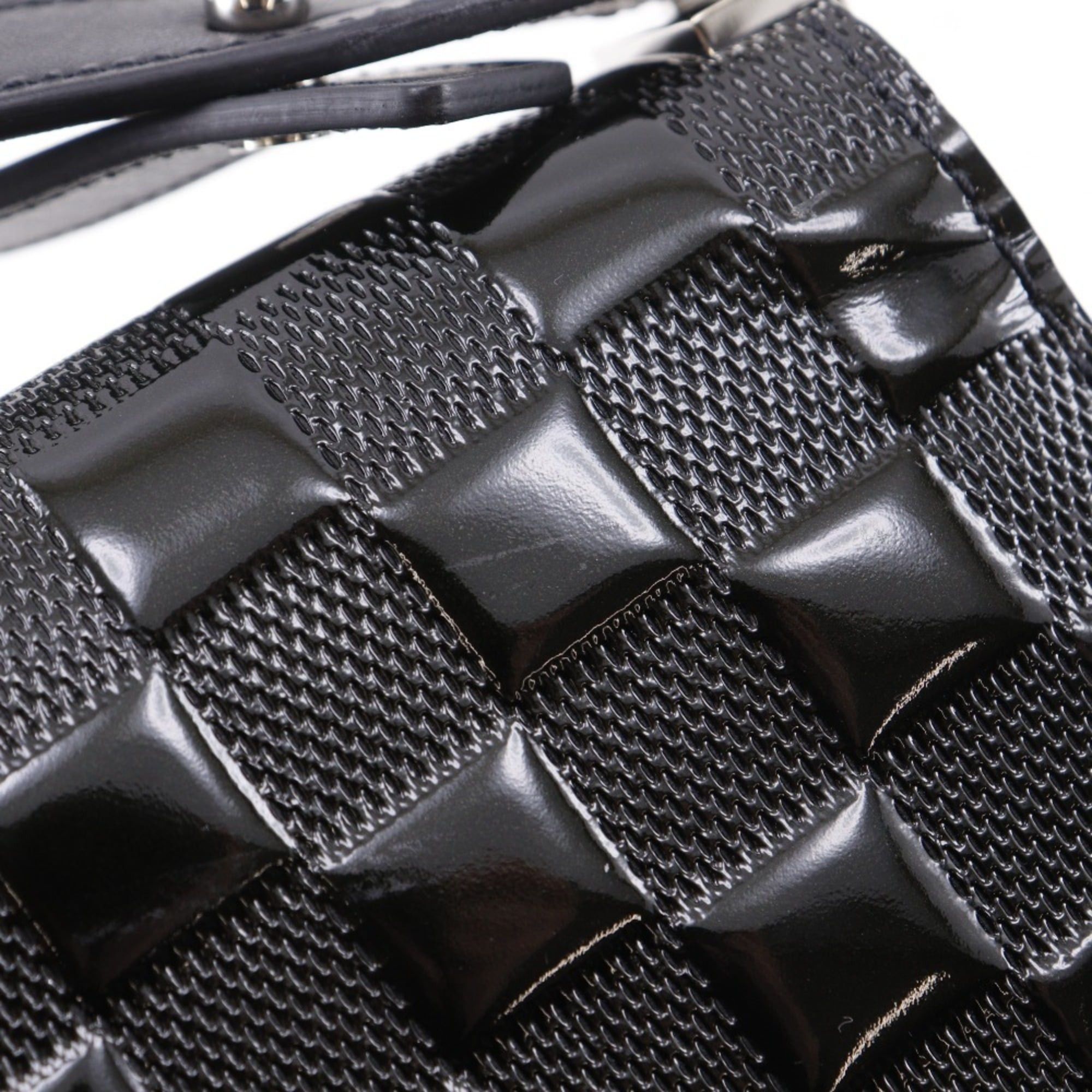 Louis Vuitton Louis Vuitton Cabaret Shoulder Bag Damier M92124 Vernis Noir Black with Magnetic closure for Women Size ONE SIZE - 17 Thumbnail