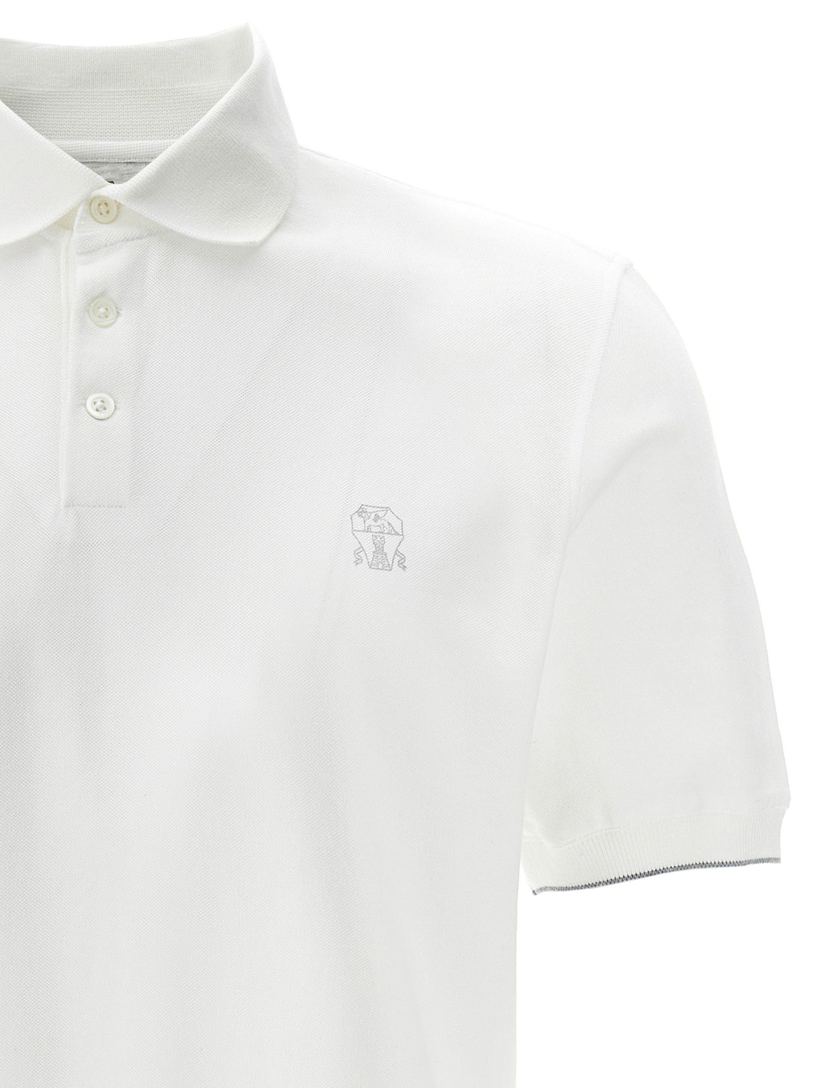 Brunello Cucinelli Logo Piqué Polo Shirt Size US XXL / EU 58 / 5 - 3 Thumbnail