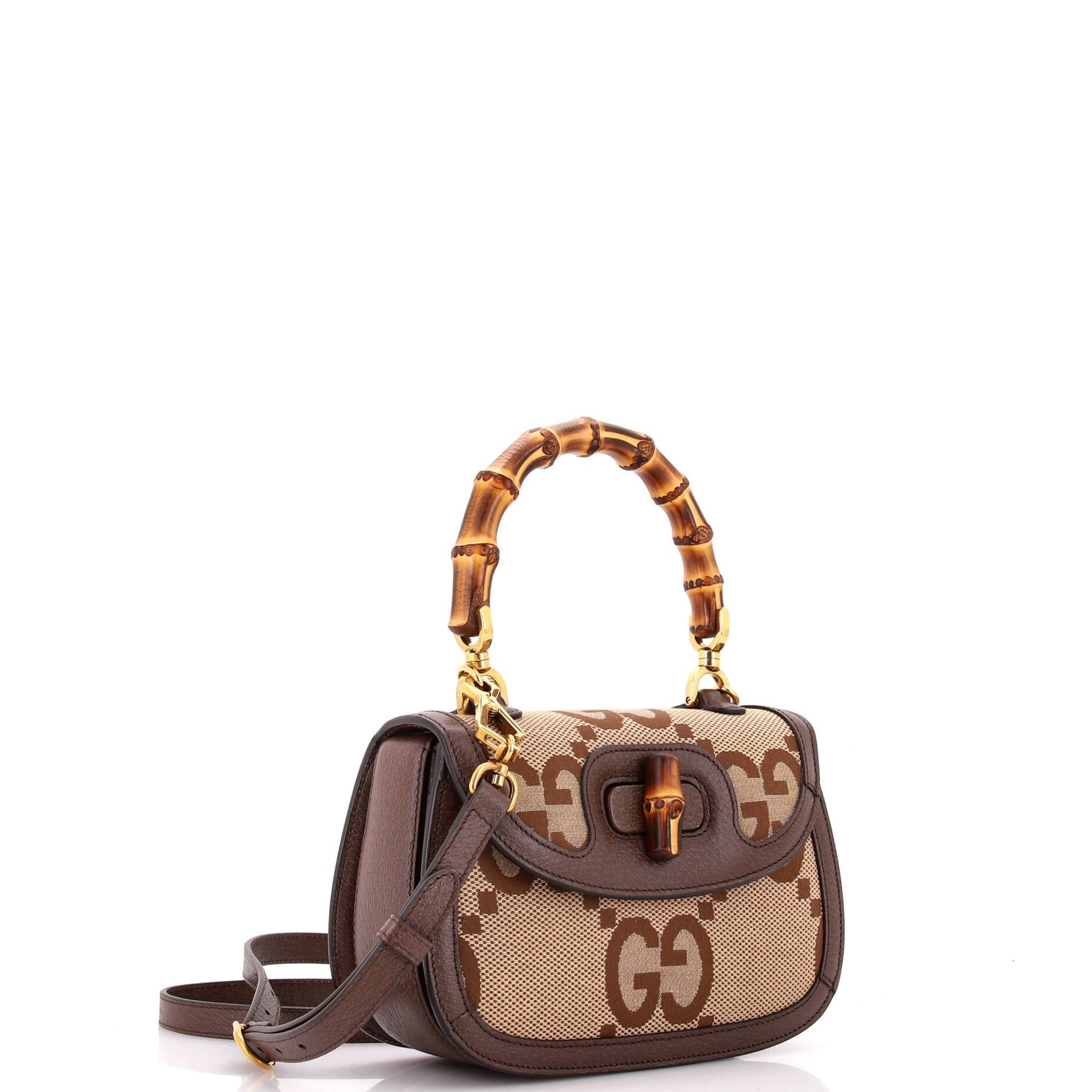 Gucci Bamboo 1947 Top Handle Small Size ONE SIZE - 3 Thumbnail