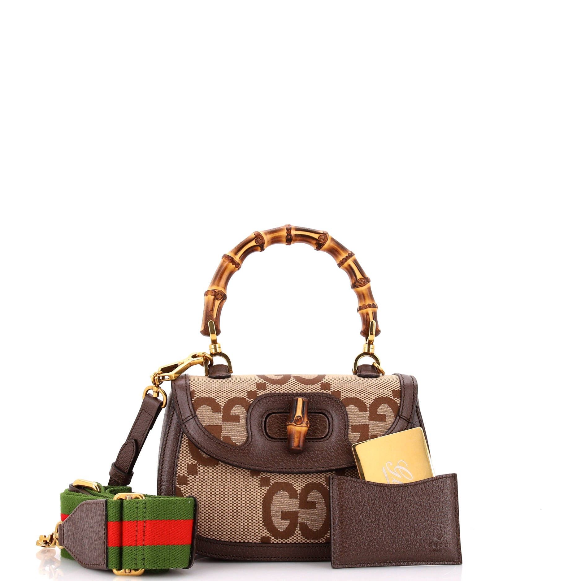 Gucci Bamboo 1947 Top Handle Small Size ONE SIZE - 2 Thumbnail