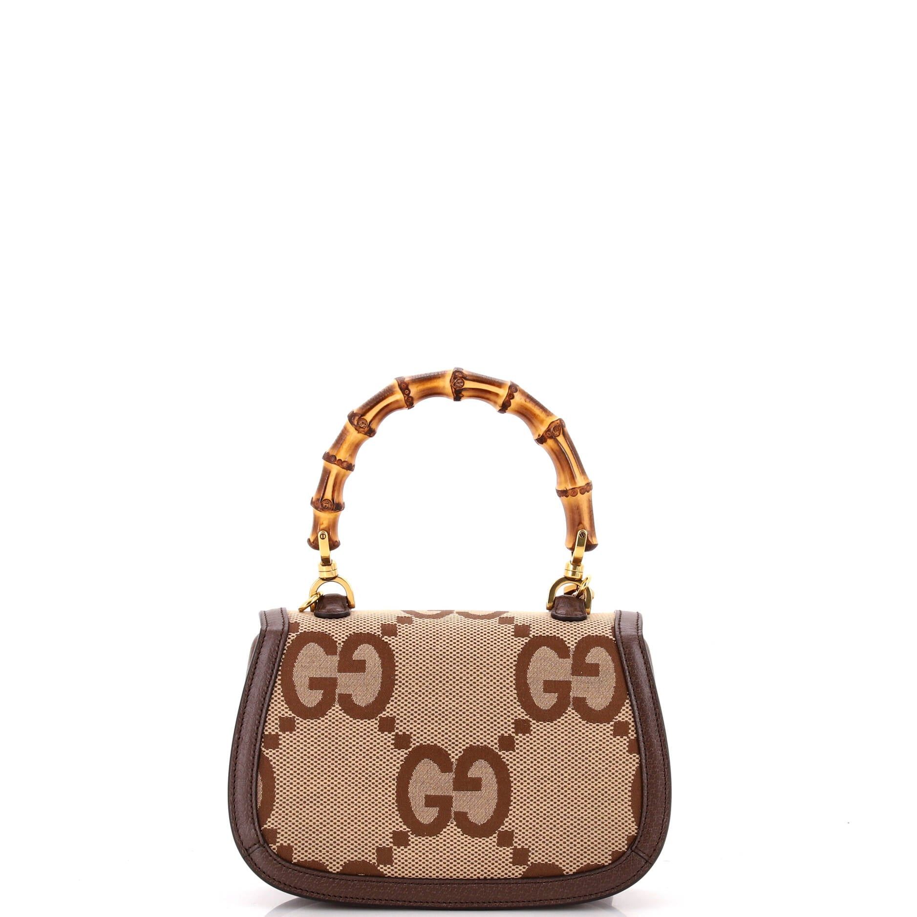 Gucci Bamboo 1947 Top Handle Small Size ONE SIZE - 4 Thumbnail