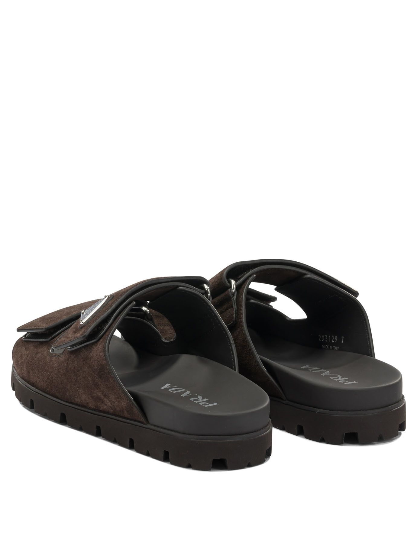 Prada Prada Suede Double-Strap Slide UK 8 Men - USA Duties Paid Size US 9 / EU 42 - 4 Thumbnail