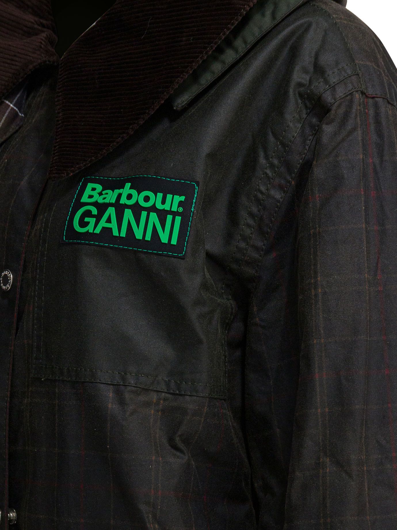 Barbour Barbour Barbour X Ganni Waxed Jacket tag size 10 Women - USA Duties Paid Size L / US 10 / IT 46 - 3 Thumbnail