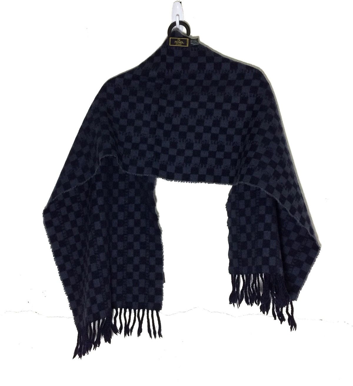 Fendi Vintage FENDI Muffler Zucca Monogram Wool made in ITALY Size ONE SIZE - 1 Thumbnail