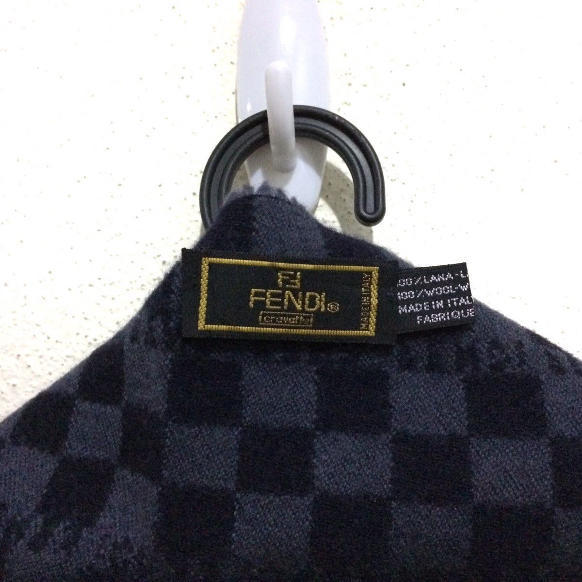 Fendi Vintage FENDI Muffler Zucca Monogram Wool made in ITALY Size ONE SIZE - 3 Thumbnail