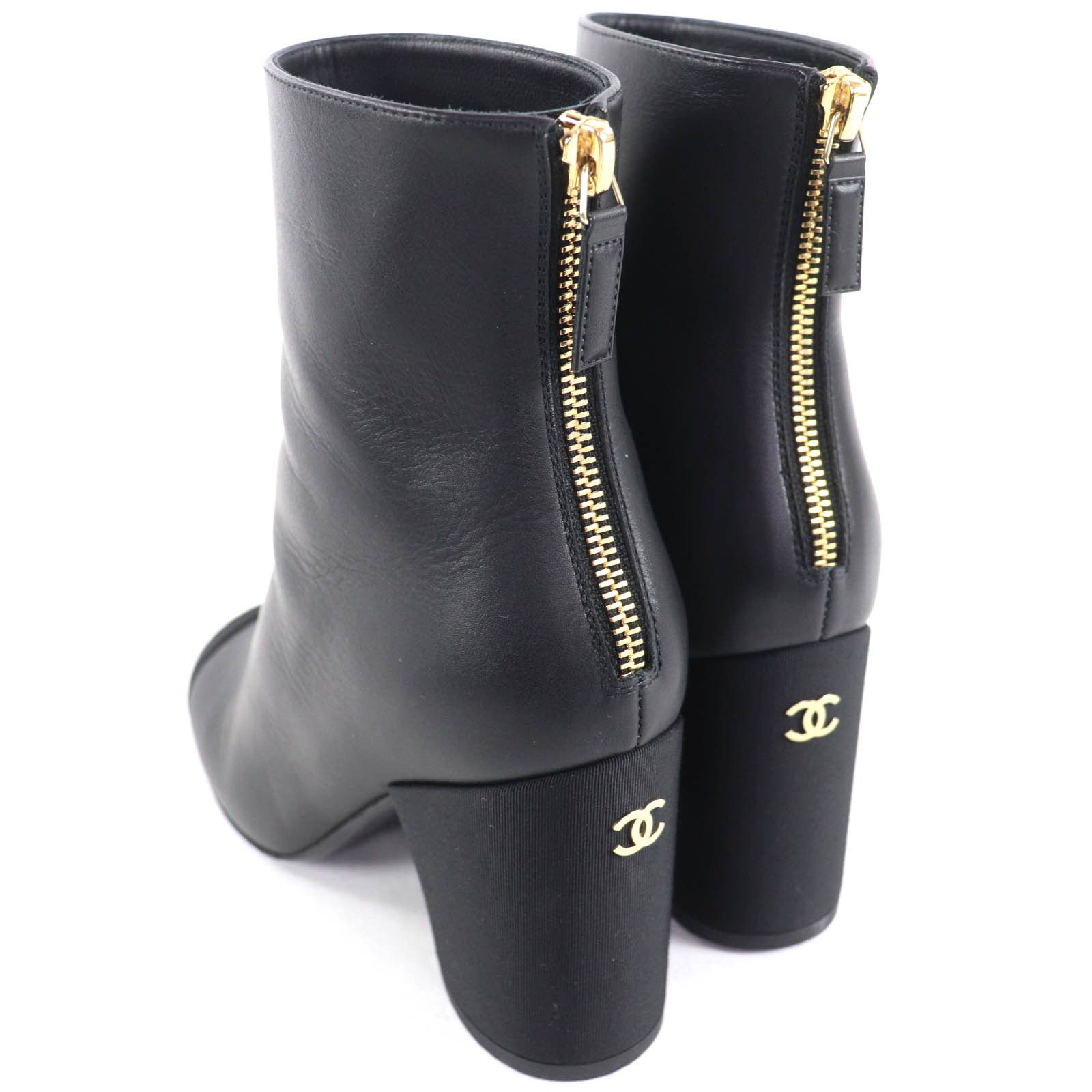 Chanel Chanel Chanel G39529 Leather Ankle Boots Leather Shoes G39529 DUTY FREE for USA Size ONE SIZE - 6 Thumbnail