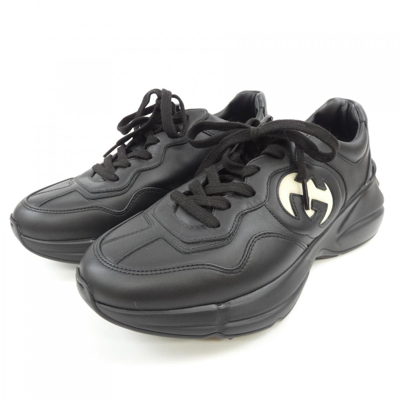 Gucci Gucci Gucci Sneaker Leather Shoes 757857 DUTY FREE for USA Size ONE SIZE - 3 Thumbnail