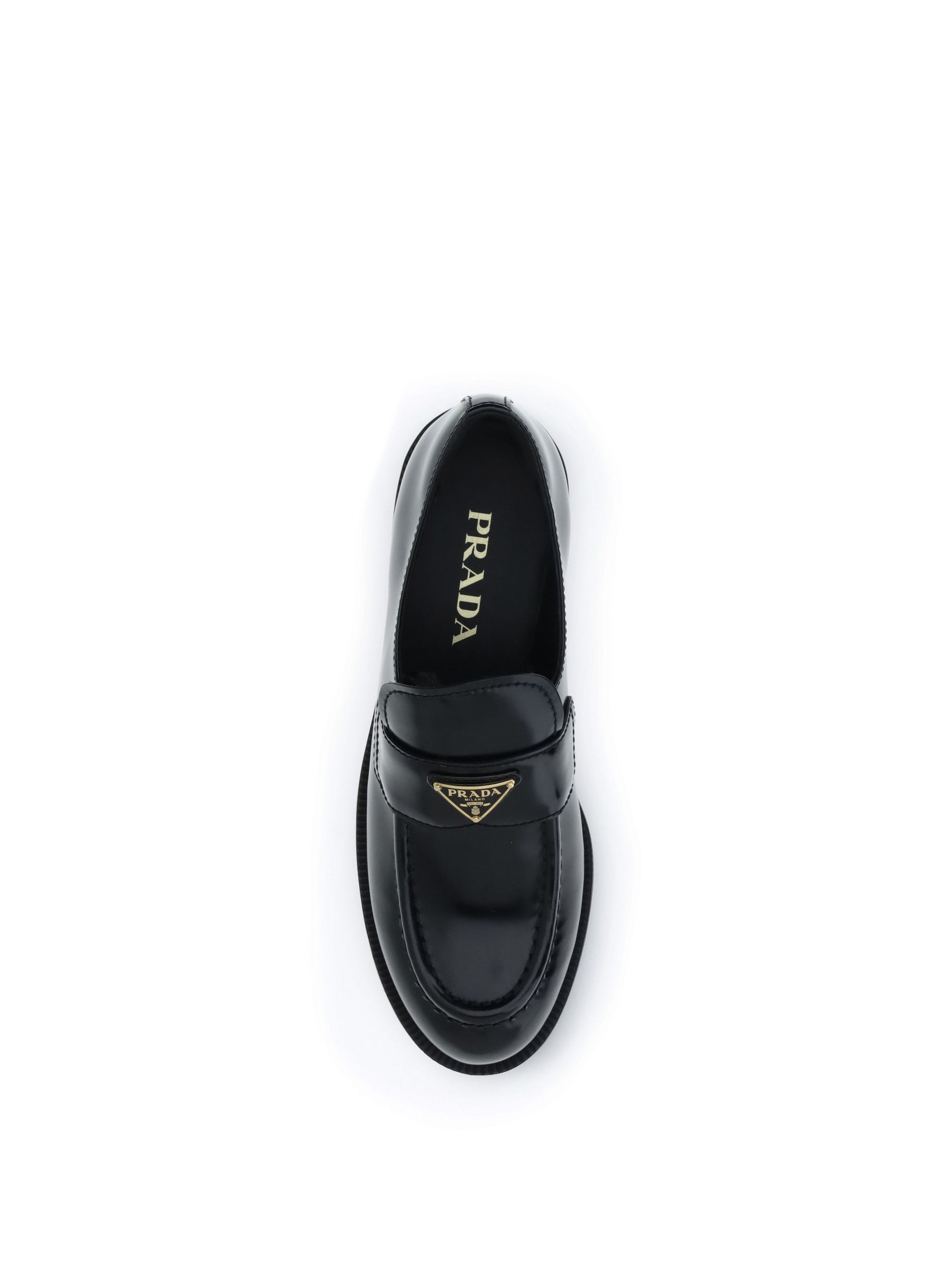 Prada Leather Loafers Size US 9 / IT 39 - 4 Thumbnail