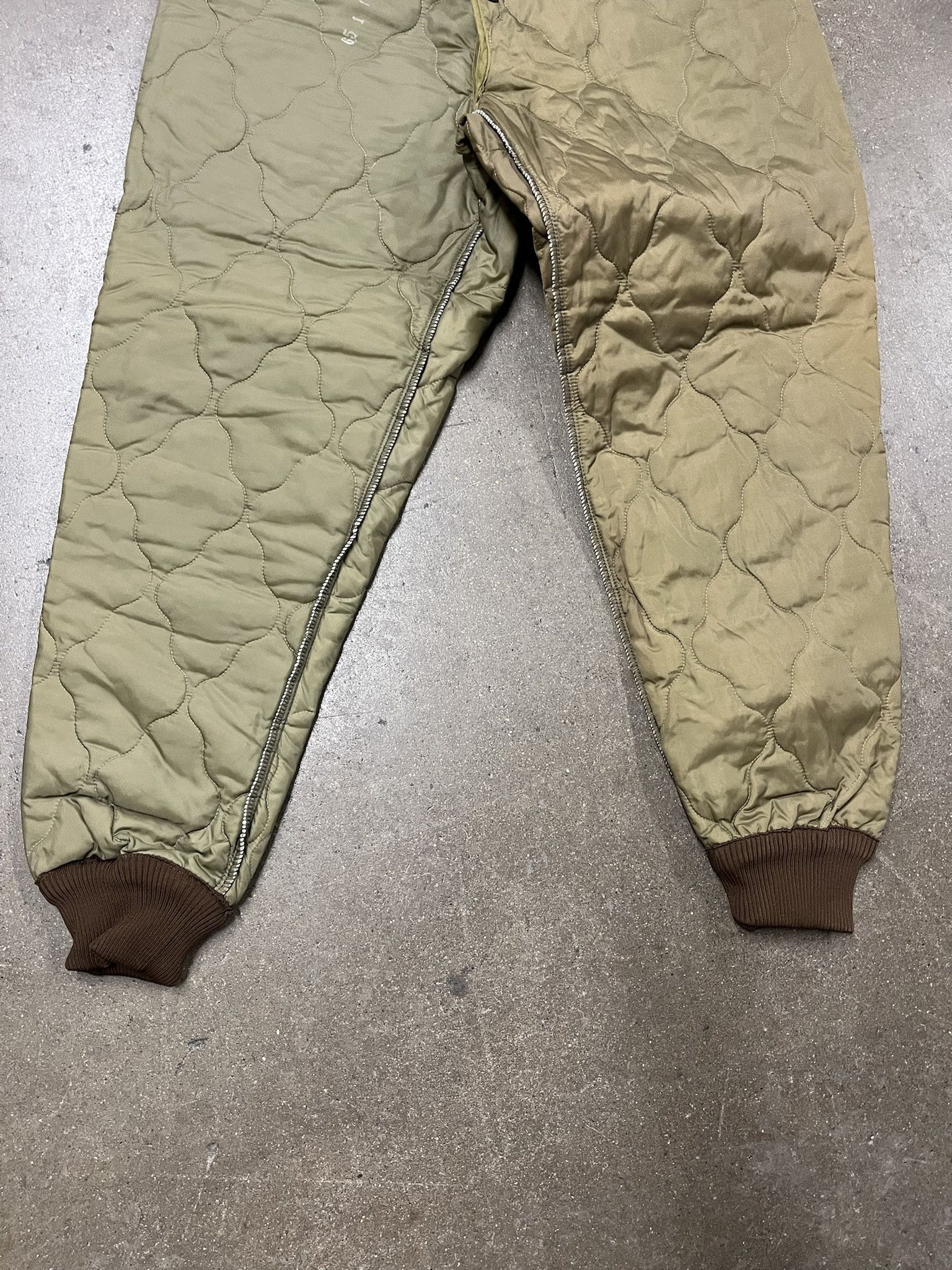 Vintage Vitnage Military Thermal Quilted Pant Liners Size 34 Size US 34 / EU 50 - 3 Thumbnail