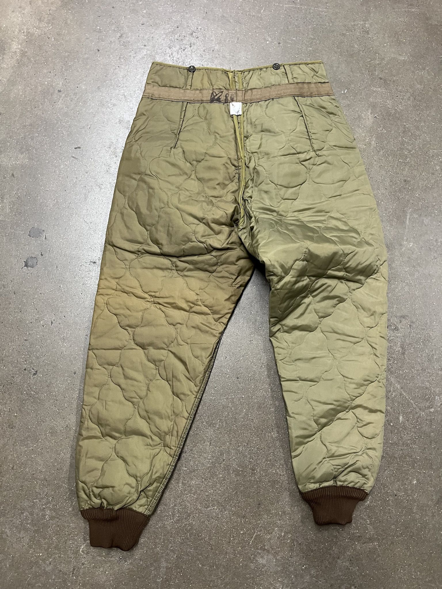Vintage Vitnage Military Thermal Quilted Pant Liners Size 34 Size US 34 / EU 50 - 4 Thumbnail