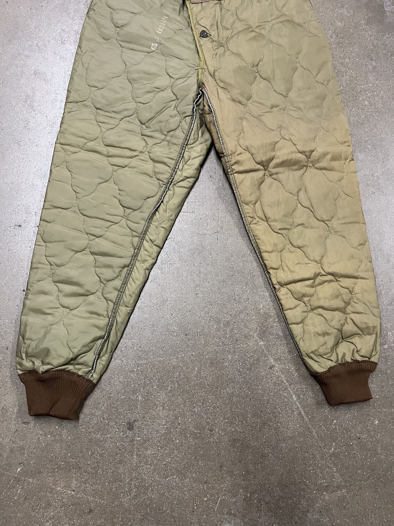 Vintage Vitnage Military Thermal Quilted Pant Liners Size 34 Size US 34 / EU 50 - 3 Thumbnail
