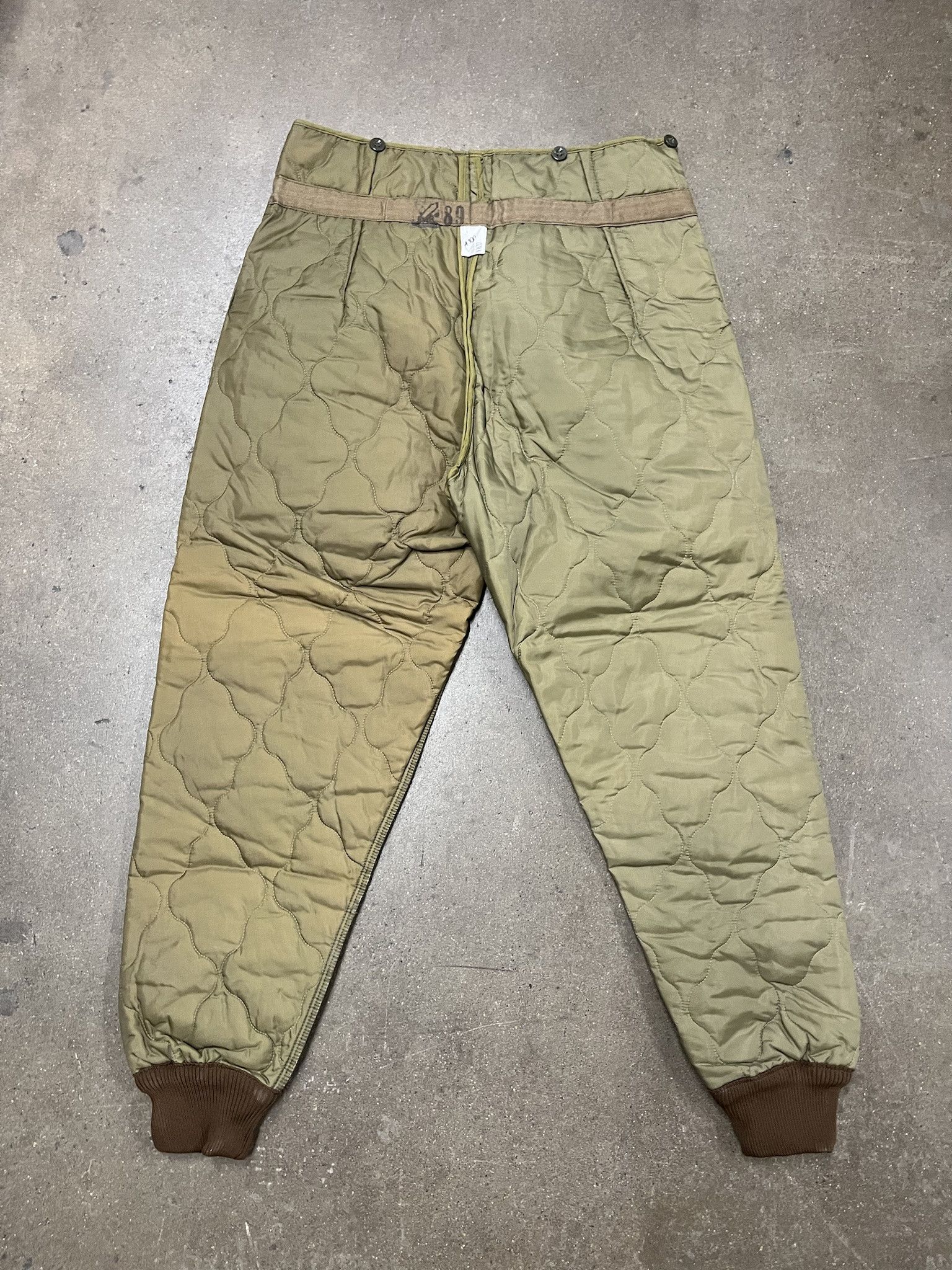 Vintage Vitnage Military Thermal Quilted Pant Liners Size 34 Size US 34 / EU 50 - 4 Thumbnail