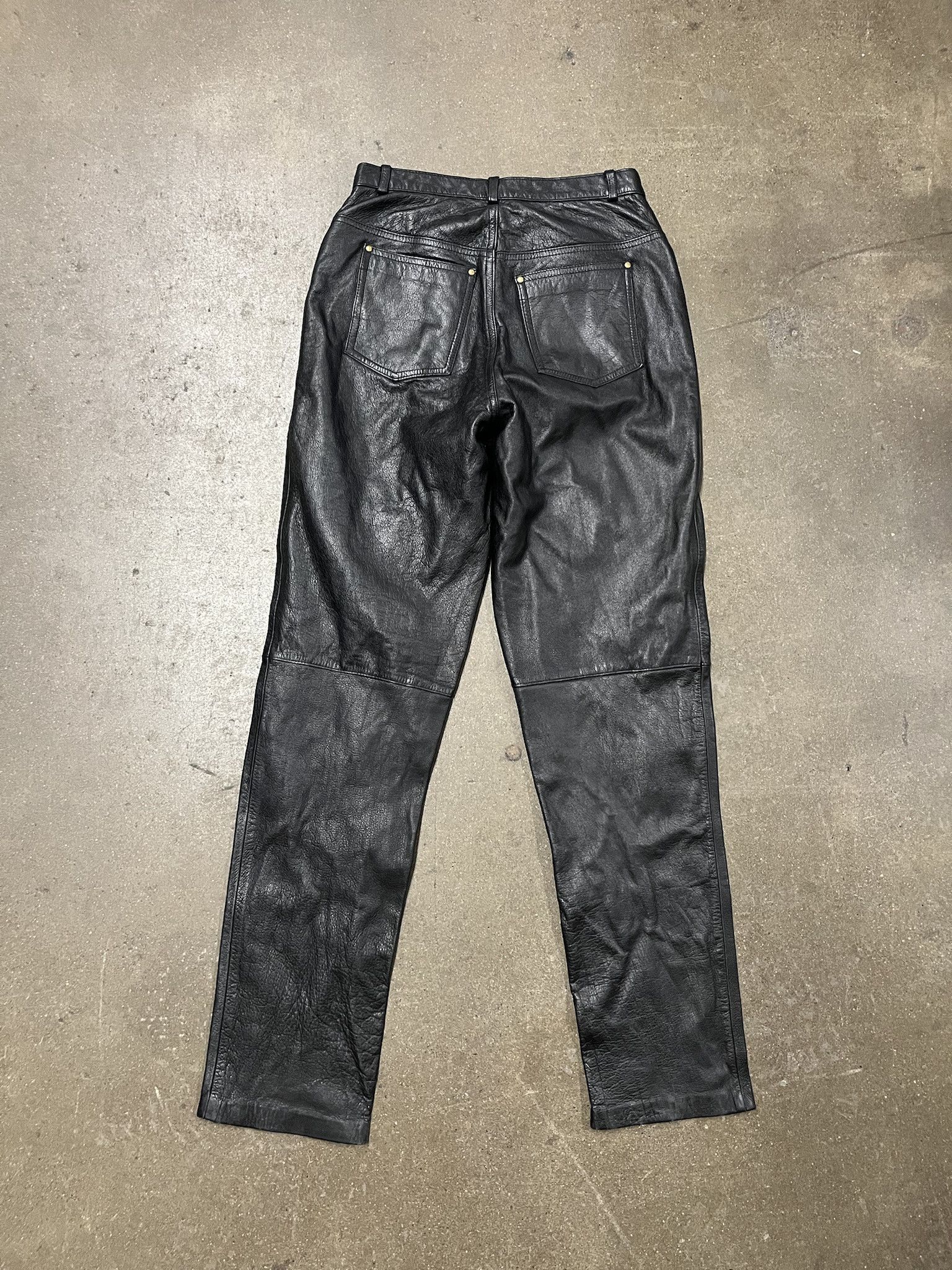 Vintage Vintage 2000s Leather Pants Size 36x30.5 Size US 26 / EU 42 - 3 Thumbnail