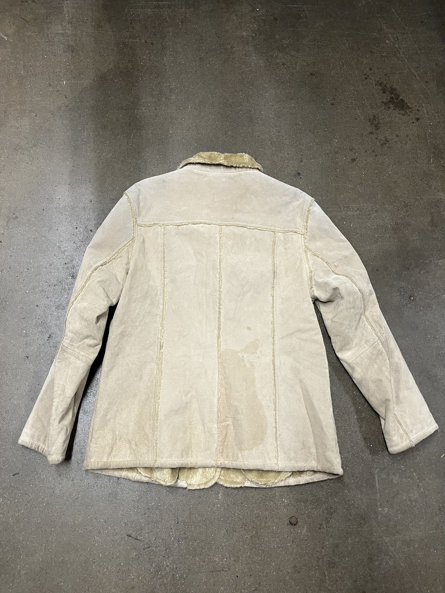 Leather × Vintage Vintage 2000s Fur Lined Suede Leather Jacket Size S Size US S / EU 44-46 / 1 - 3 Thumbnail