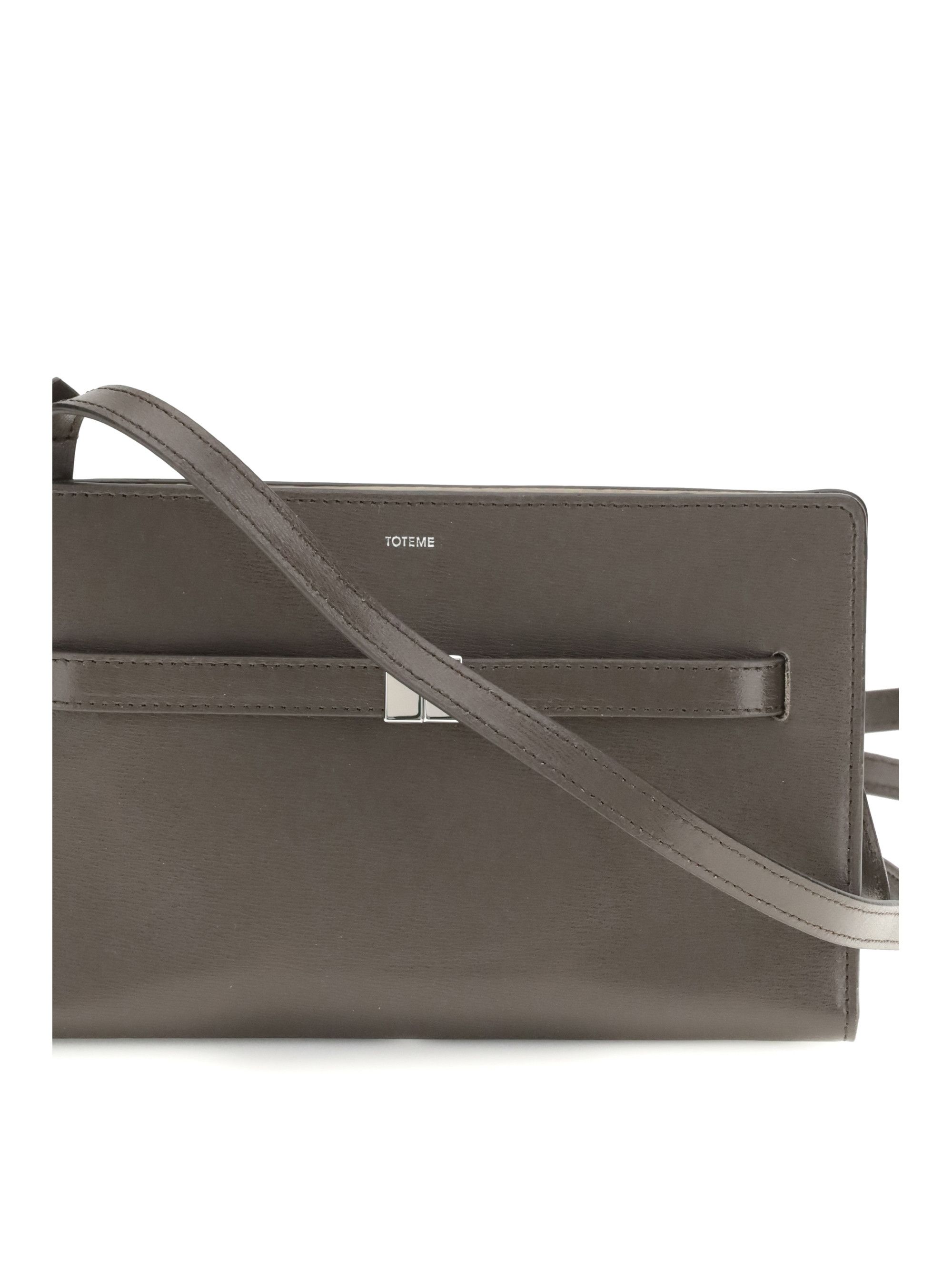 Toteme Belted leather crossbody Bag Size ONE SIZE - 4 Thumbnail