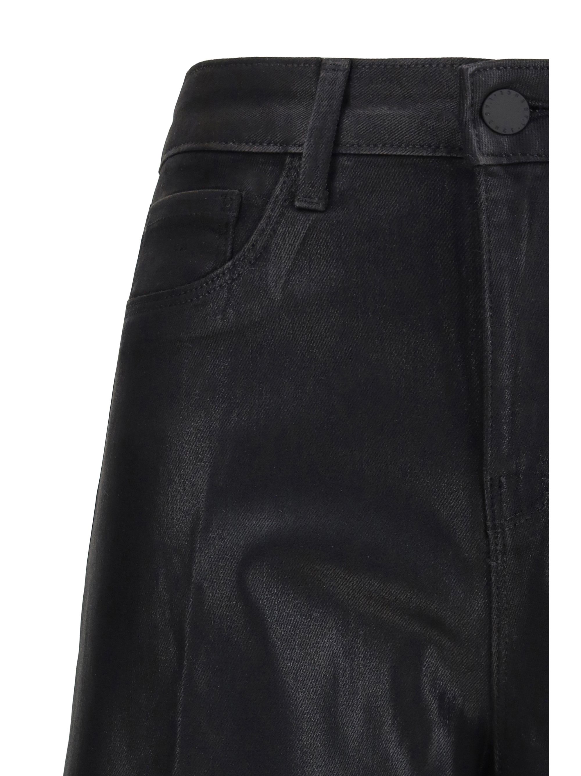 L'AGENCE Clayton Coated wide leg Jeans Size 25" / US 0 / IT 36 - 3 Thumbnail
