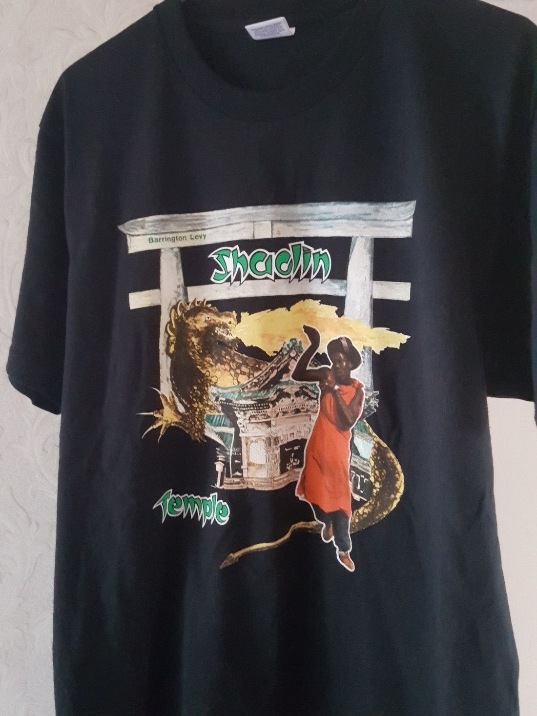 Supreme Barrington Levy Jah Life Shaolin Temple Tshirt- outlet XL