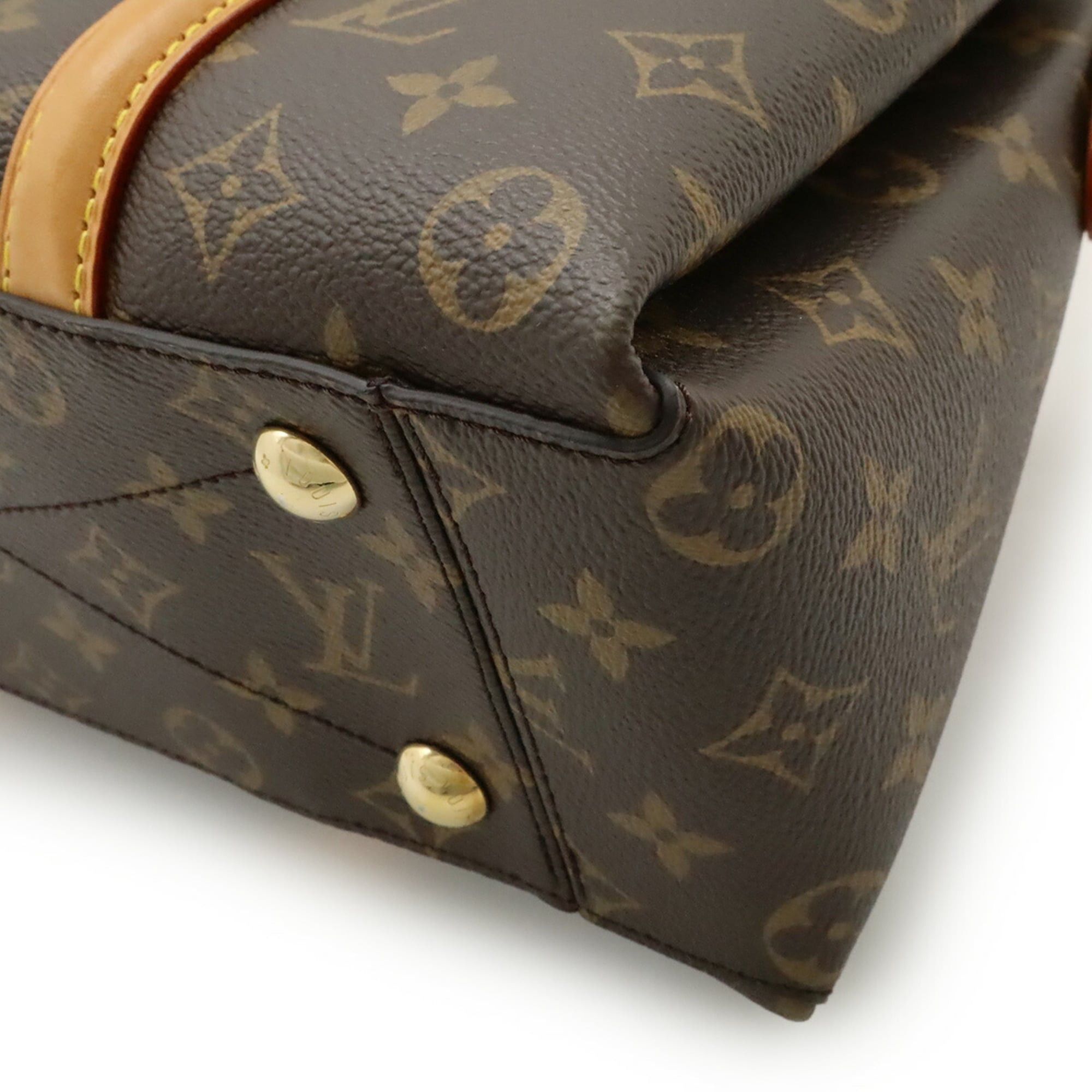 Louis Vuitton LOUIS VUITTON Monogram Soufflot BB Handbag/Shoulder Bag, Brown, M44815 Size ONE SIZE - 4 Thumbnail