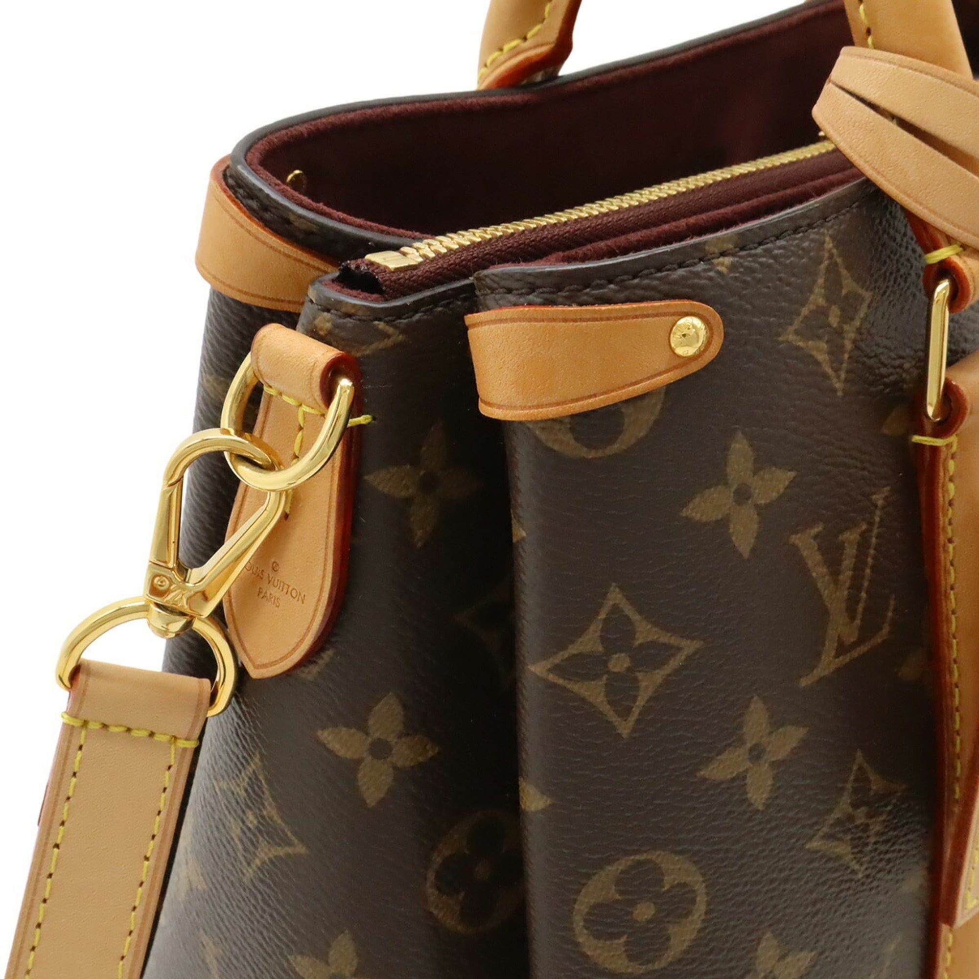 Louis Vuitton LOUIS VUITTON Monogram Soufflot BB Handbag/Shoulder Bag, Brown, M44815 Size ONE SIZE - 5 Thumbnail