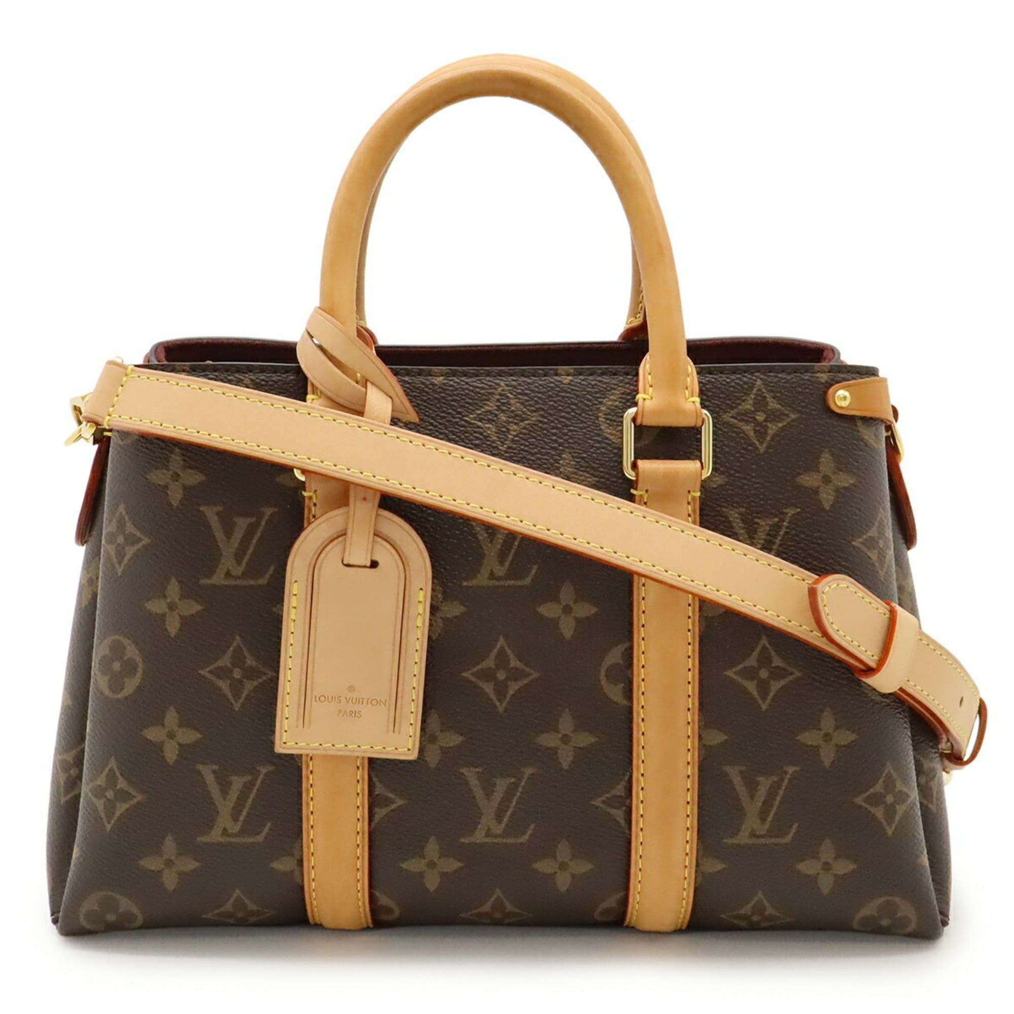 Louis Vuitton LOUIS VUITTON Monogram Soufflot BB Handbag/Shoulder Bag, Brown, M44815 Size ONE SIZE - 2 Thumbnail