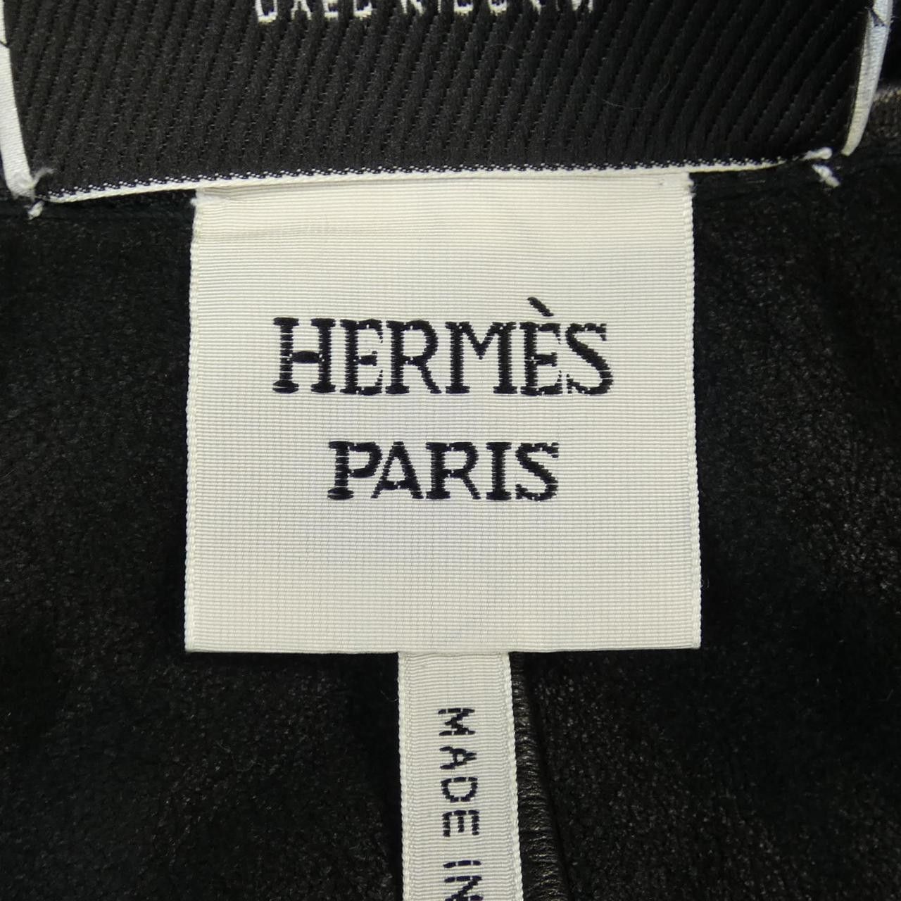 Hermes Hermes Hermes Long Vest Goat Fur Long Vest Natural Material Tops DUTY FREE for USA Size ONE SIZE - 3 Thumbnail