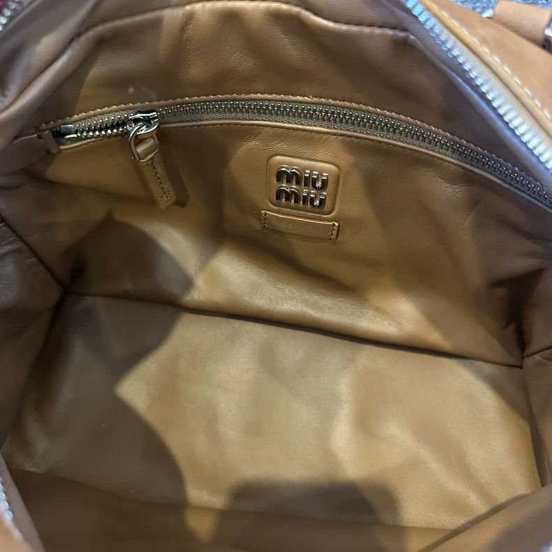 Miu Miu miu miu caramel leather shoulder bag Size ONE SIZE - 9 Thumbnail