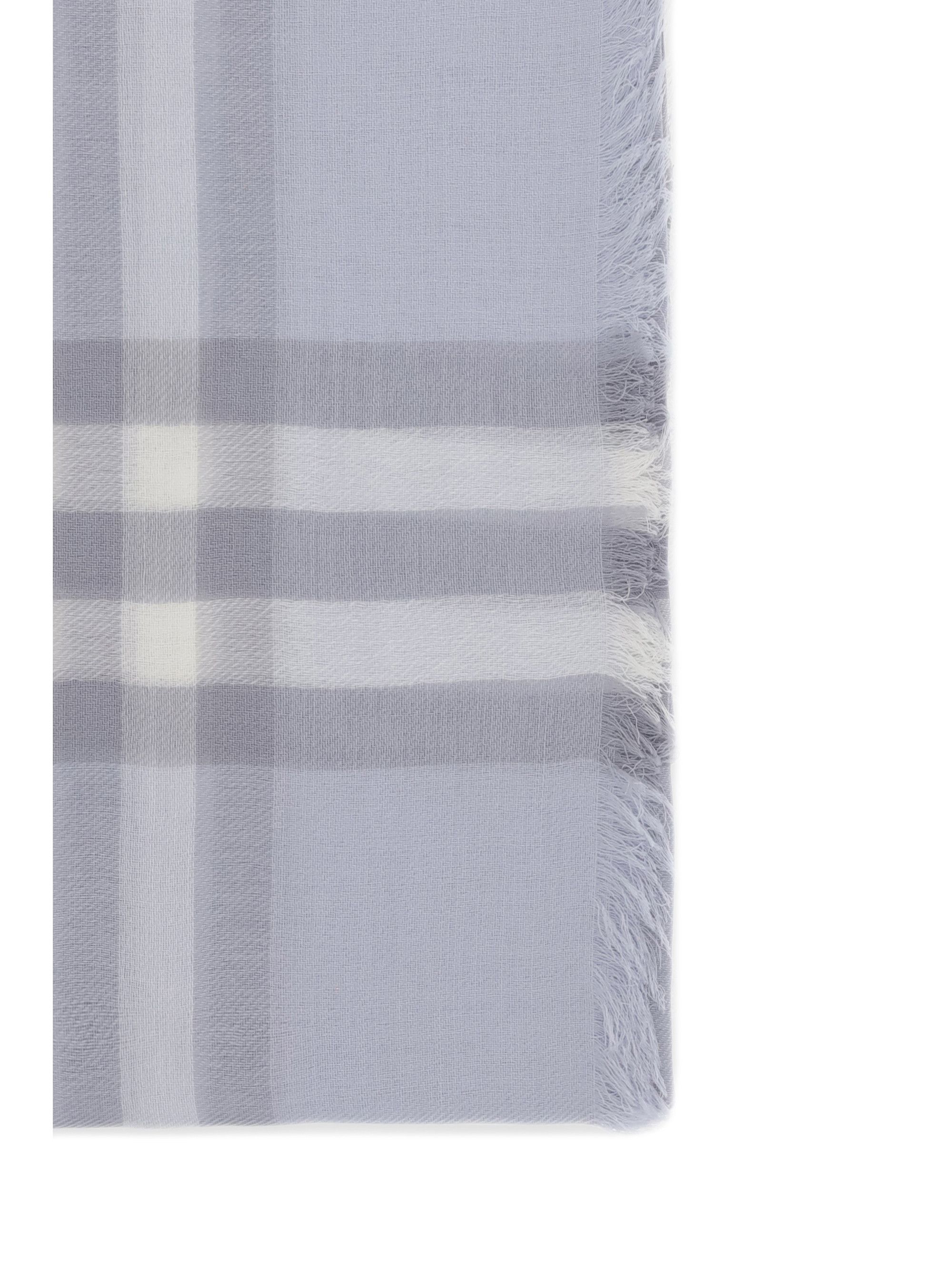 Burberry Wool Check wide Scarf Size ONE SIZE - 3 Thumbnail