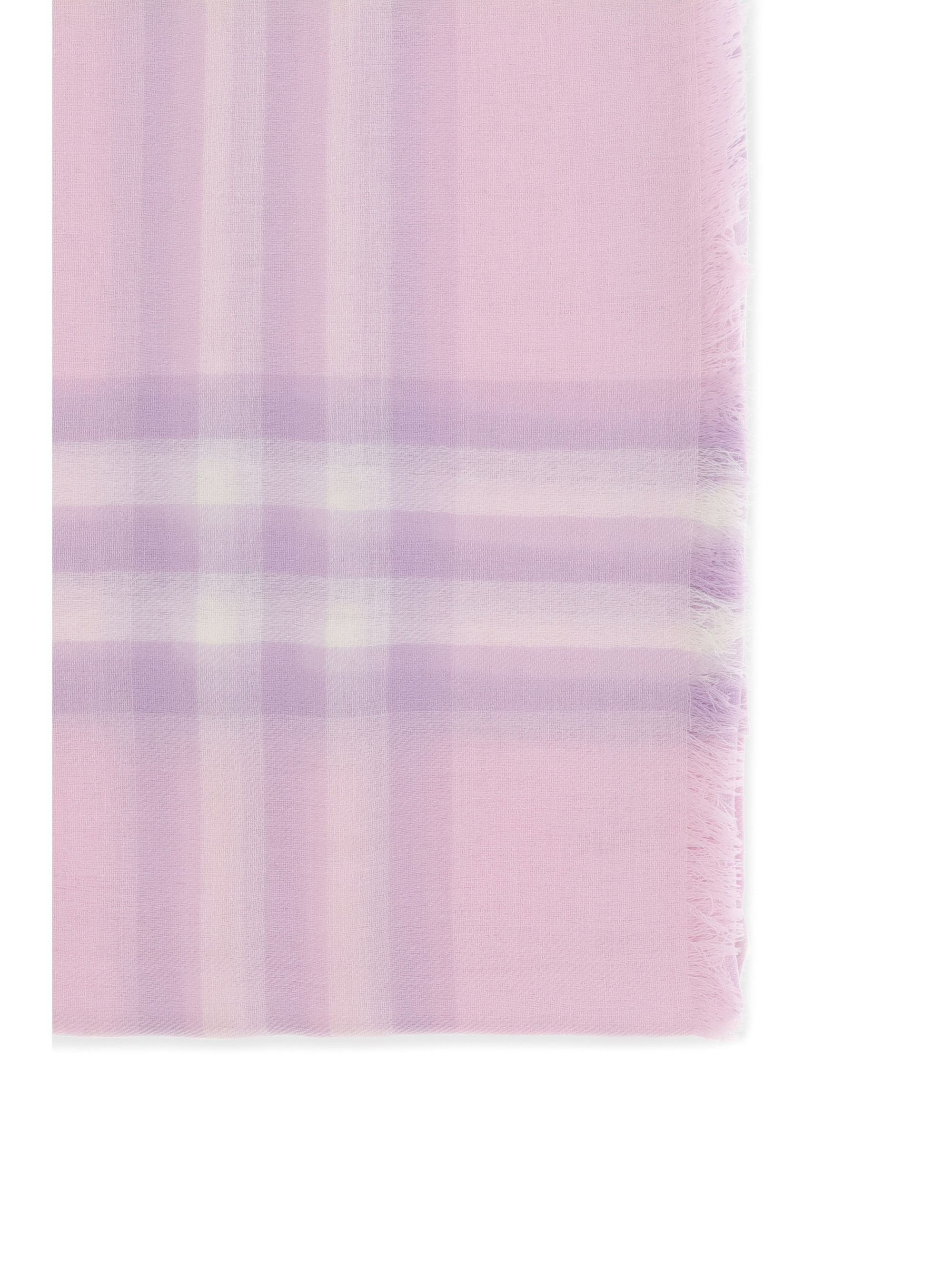 Burberry Wool Check wide Scarf Size ONE SIZE - 3 Thumbnail