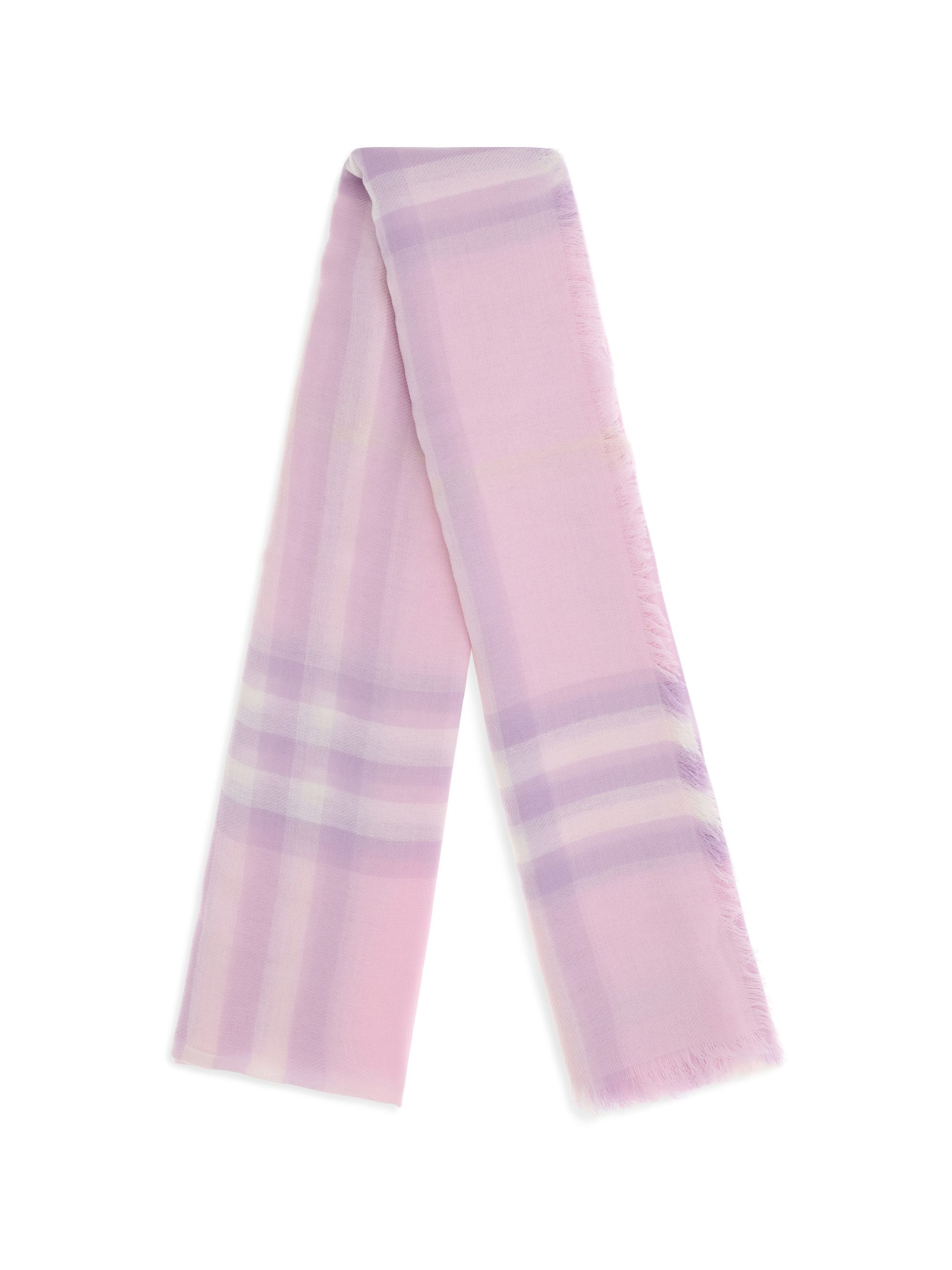 Burberry Wool Check wide Scarf Size ONE SIZE - 2 Thumbnail