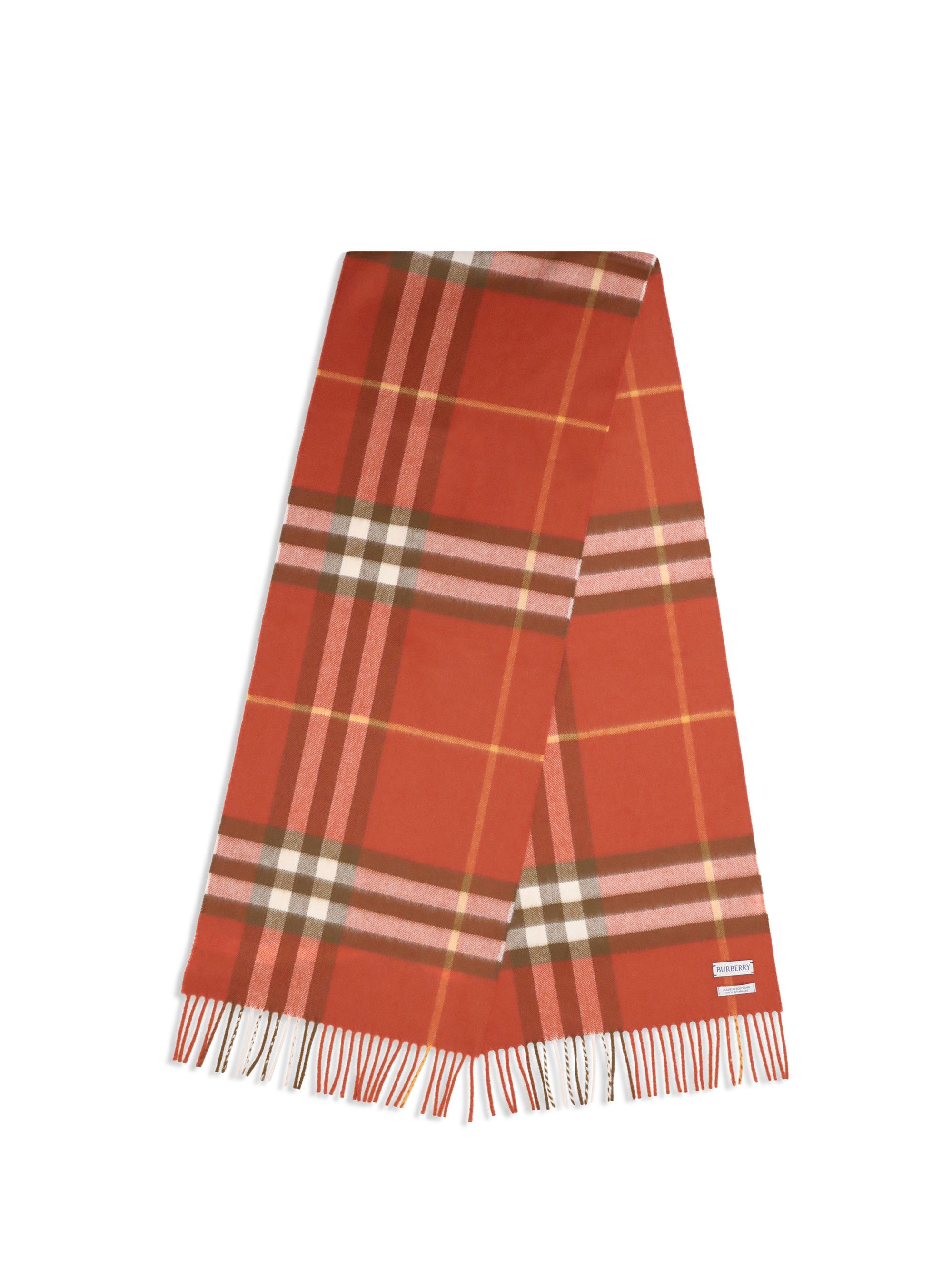 Burberry Cashmere Check Scarf Size ONE SIZE - 2 Thumbnail