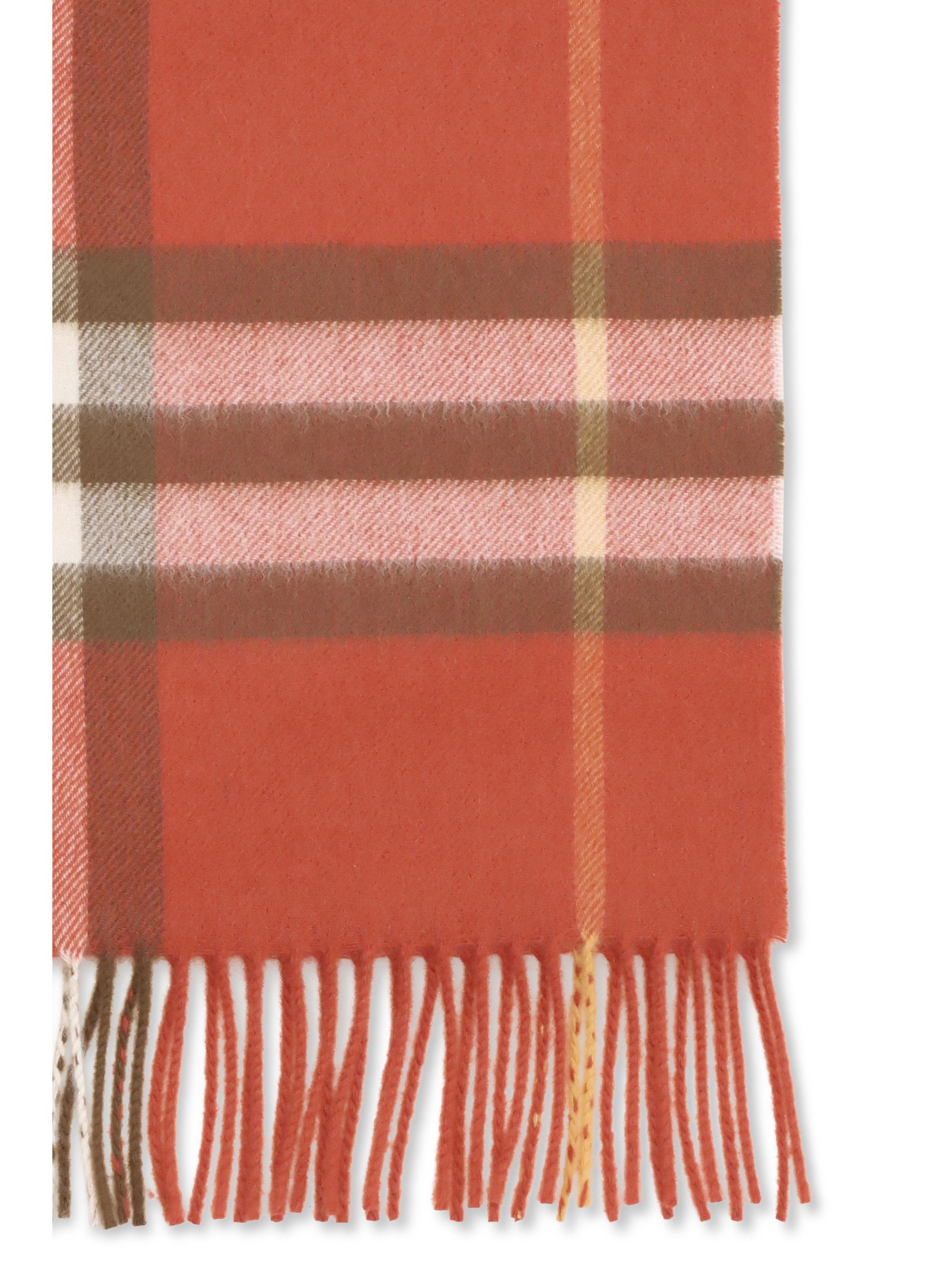 Burberry Cashmere Check Scarf Size ONE SIZE - 3 Thumbnail