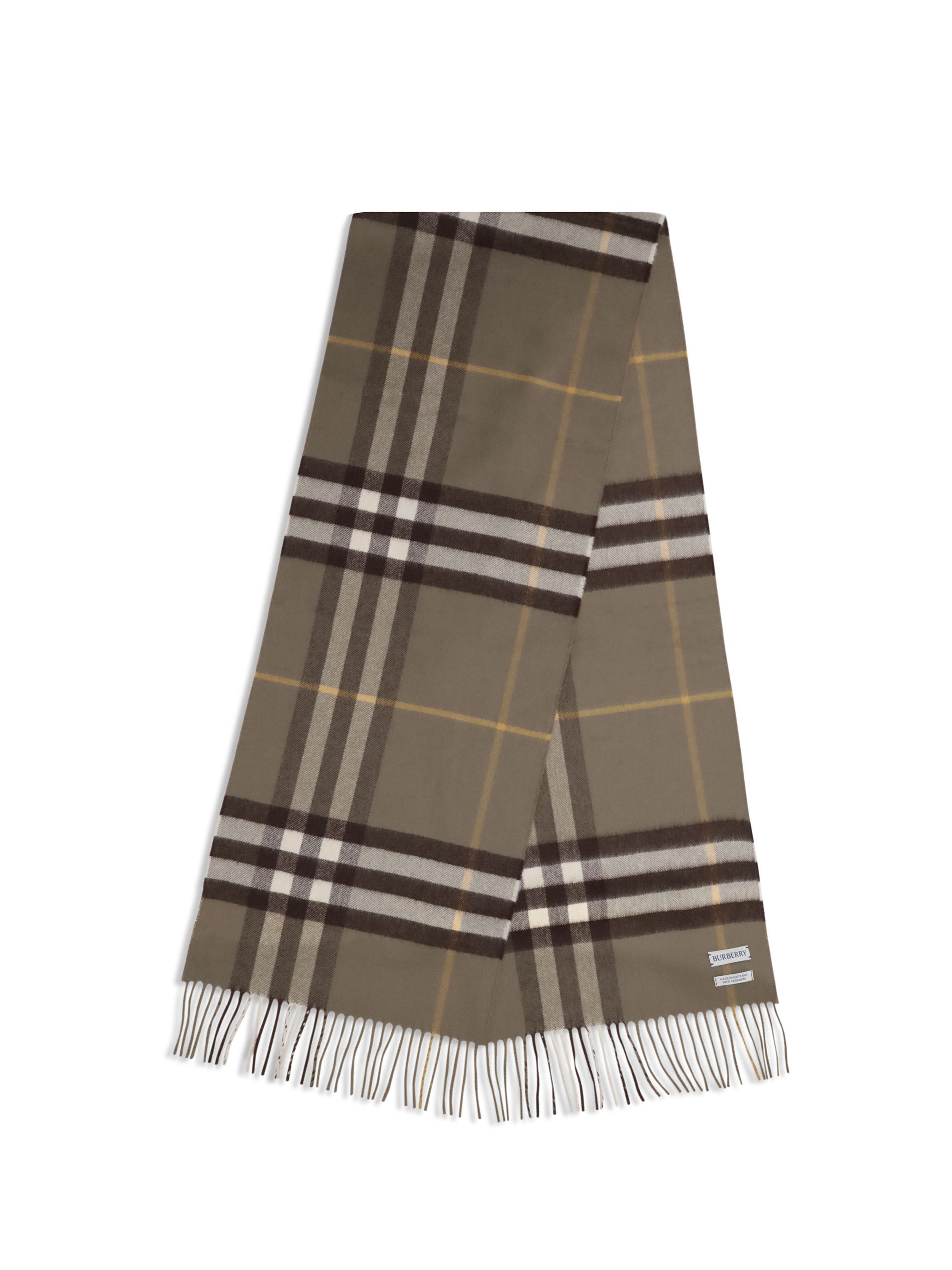 Burberry Embroidered cashmere Scarf Size ONE SIZE - 2 Thumbnail