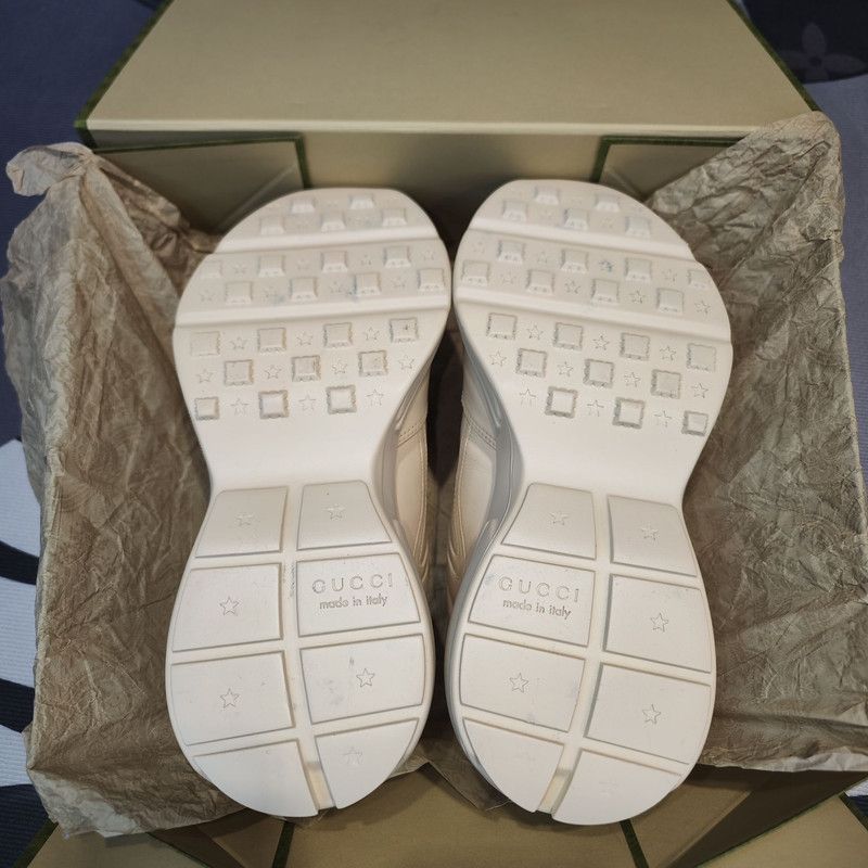 Gucci Gucci Rhyton Logo Low-Top Dad Sneakers 0079 Size US 8 / EU 41 - 4 Thumbnail