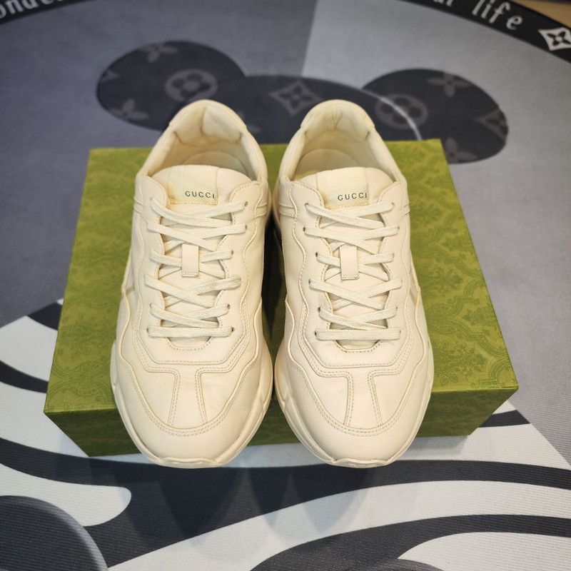 Gucci Gucci Rhyton Logo Low-Top Dad Sneakers 0079 Size US 8 / EU 41 - 2 Thumbnail