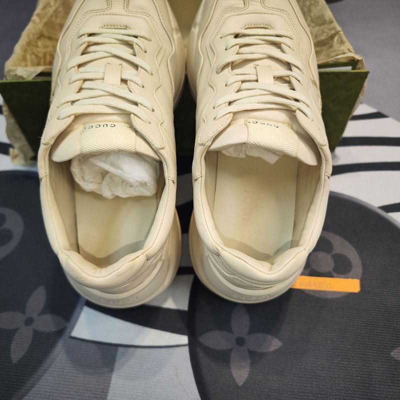 Gucci Gucci Rhyton Logo Low-Top Dad Sneakers 0079 Size US 8 / EU 41 - 10 Thumbnail