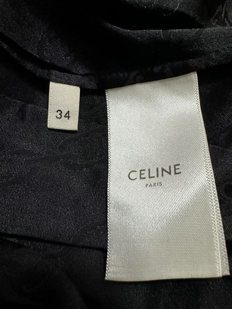Celine Celine Black Silk Long Dress-yf Size XS / US 0-2 / IT 36-38 - 4 Thumbnail
