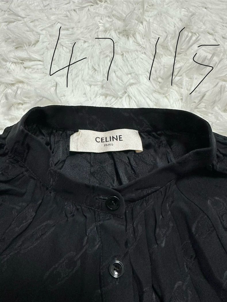 Celine Celine Black Silk Long Dress-yf Size XS / US 0-2 / IT 36-38 - 3 Thumbnail