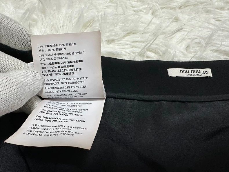 Miu Miu Miumiu Black Floral Bud Half Skirt Short Skirt-yf Size 28" / US 6 / IT 42 - 3 Thumbnail