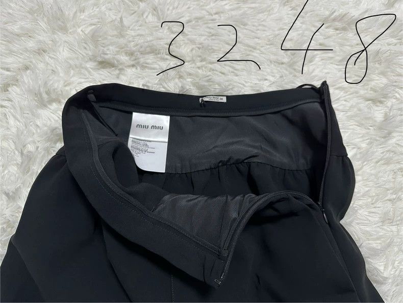 Miu Miu Miu Miu Black Short Skirt-yf Size 28" / US 6 / IT 42 - 3 Thumbnail