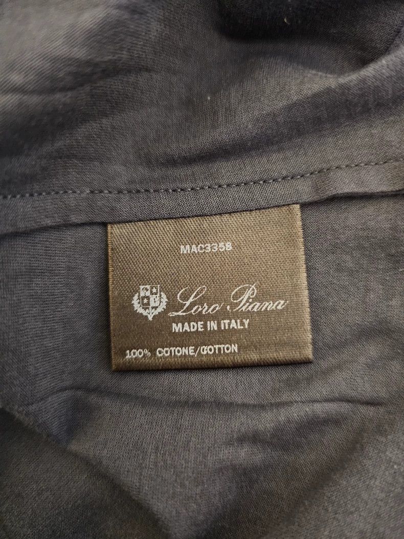 Loro Piana Loro Piana Women's Gray Short-Sleeve T-shirt-yf Size L / US 10 / IT 46 - 5 Thumbnail