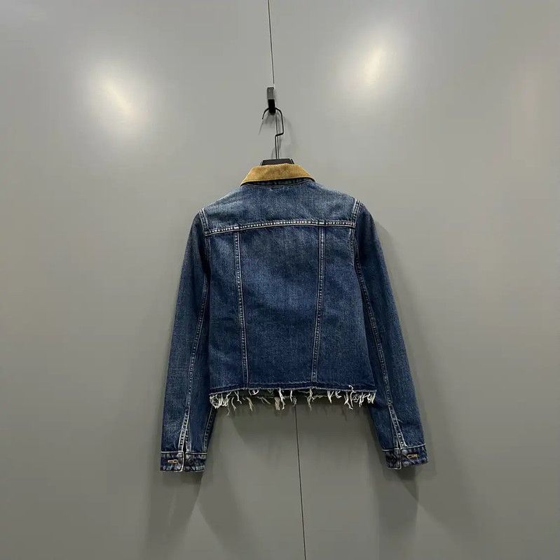 Miu Miu Miu Miu Blue Cotton Cropped Jacket 0089 Size M / US 6-8 / IT 42-44 - 2 Thumbnail