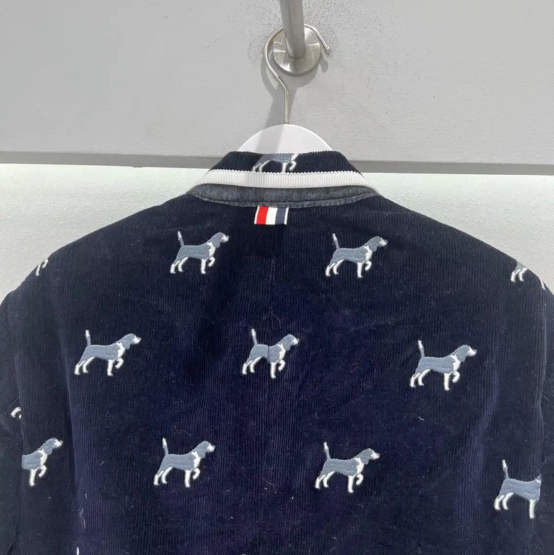 Thom Browne Thom Browne Multicolor Men's Blazer with Dog Print 0089 Size US M / EU 48-50 / 2 - 3 Thumbnail