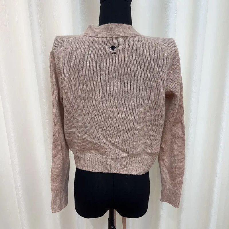 Dior Dior Pink Knit Cardigan for Women 0089 Size S / US 4 / IT 40 - 4 Thumbnail