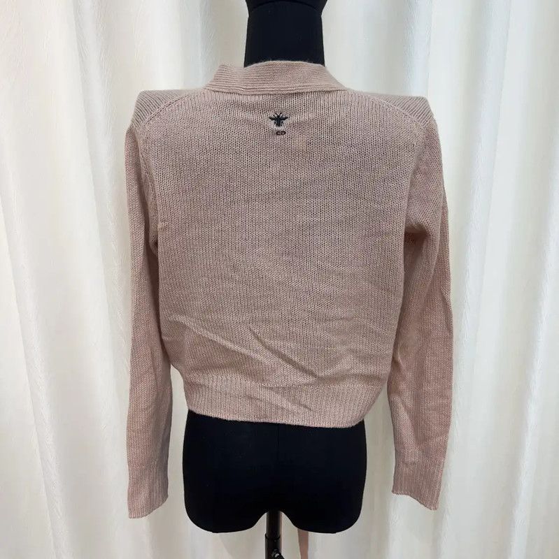 Dior Dior Pink Knit Cardigan for Women 0089 Size S / US 4 / IT 40 - 3 Thumbnail