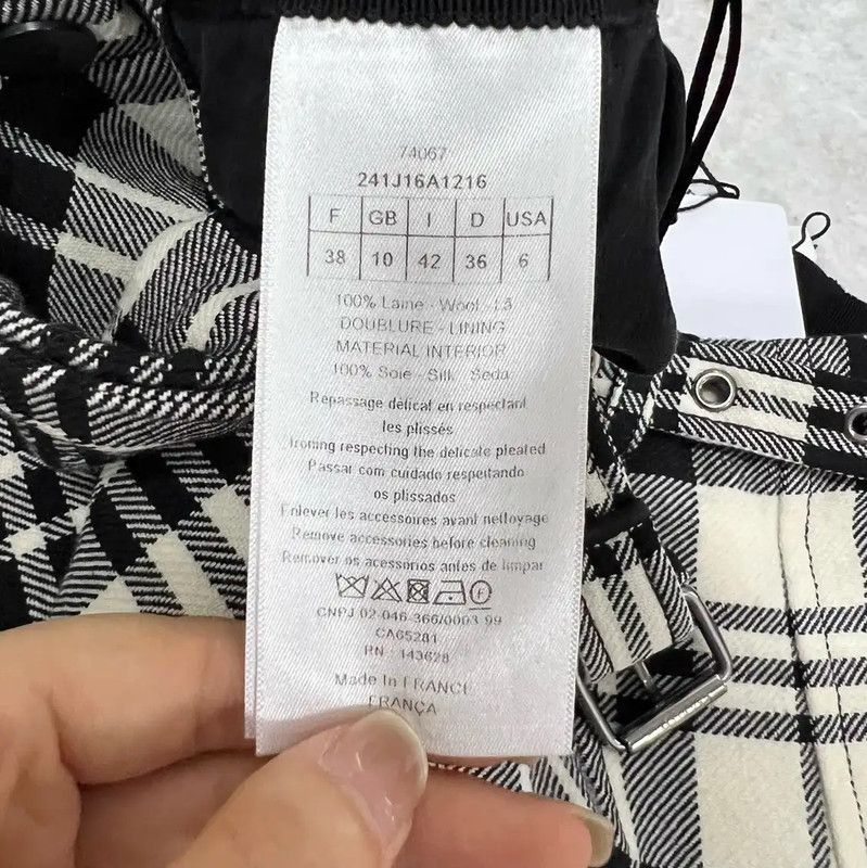 Dior Dior Multicolor Cotton Pleated Mini Skirt 0089 Size 24" / US 00 / IT 34 - 4 Thumbnail